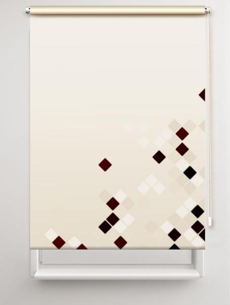 Rollo c-square dark tone  ➨ Extartiqe Rollo, Klemmfix Rollo, Fensterbild,  Sichtschutzrollo, Sonnenschutzrollo, Meer, Strand, Farbe, Breite 60cm, Breite 75cm, Breite 100cm, Breite 120cm,